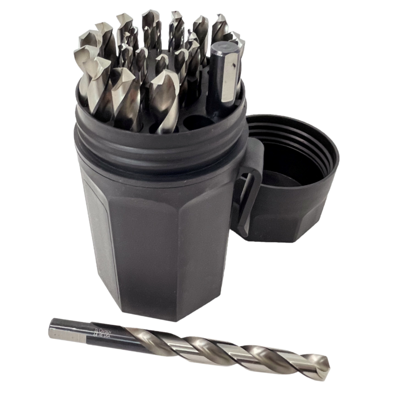 KRINO 01170301 HSS-G Titanium-Nitride-Coated Steel bits, Set of 19 :  : Tools & Home Improvement