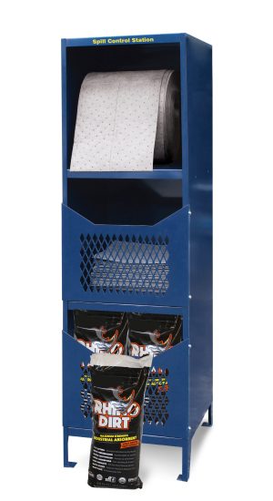 rhino with spill station jpg Rhino Dirt and Spill Control Station | Applied MSS